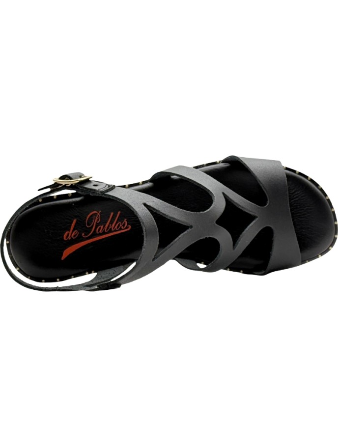 Sandalias de Piel Cruzadas Soft De Pablos