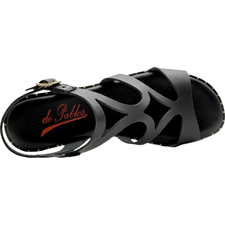 Sandalias de Piel Cruzadas Soft De Pablos