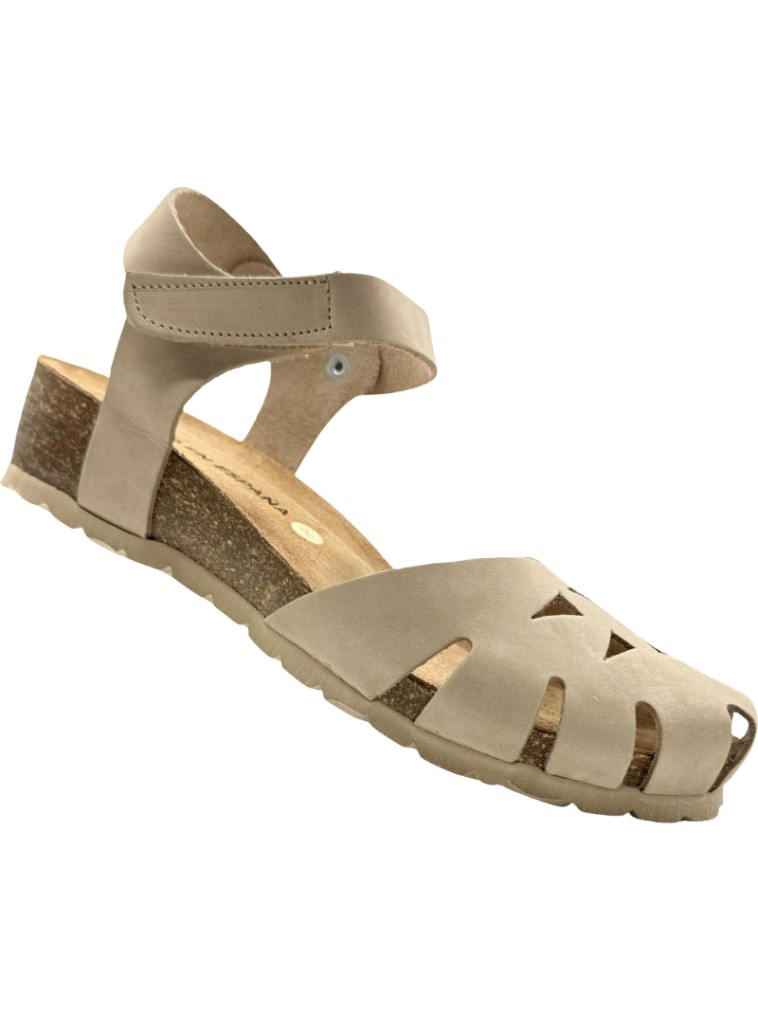 Sandalias de Piel con Cuña Bio Cerrada De Pablos 2