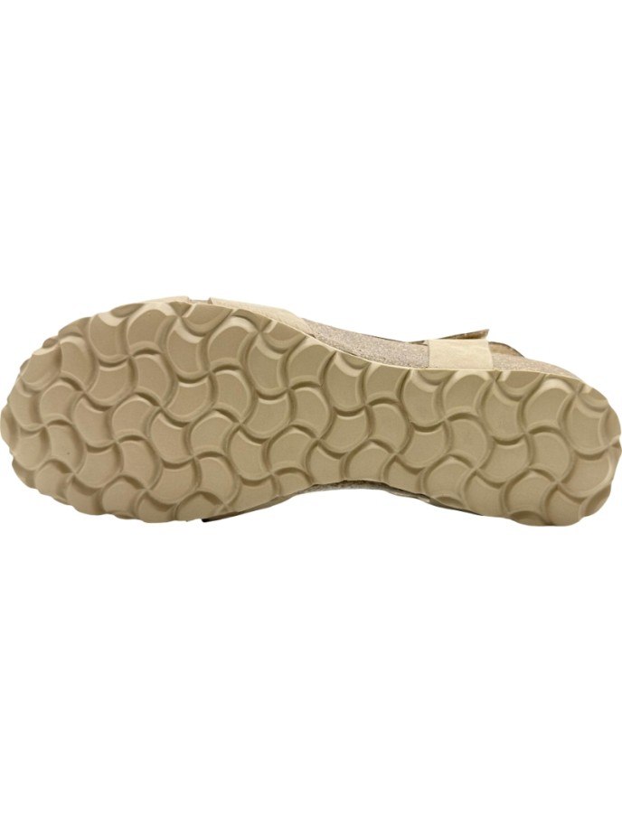Sandalias de Piel con Cuña Bio Cerrada De Pablos