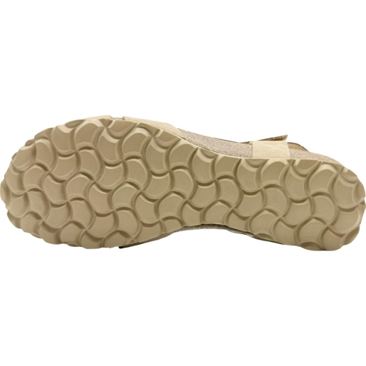 Sandalias de Piel con Cuña Bio Cerrada De Pablos