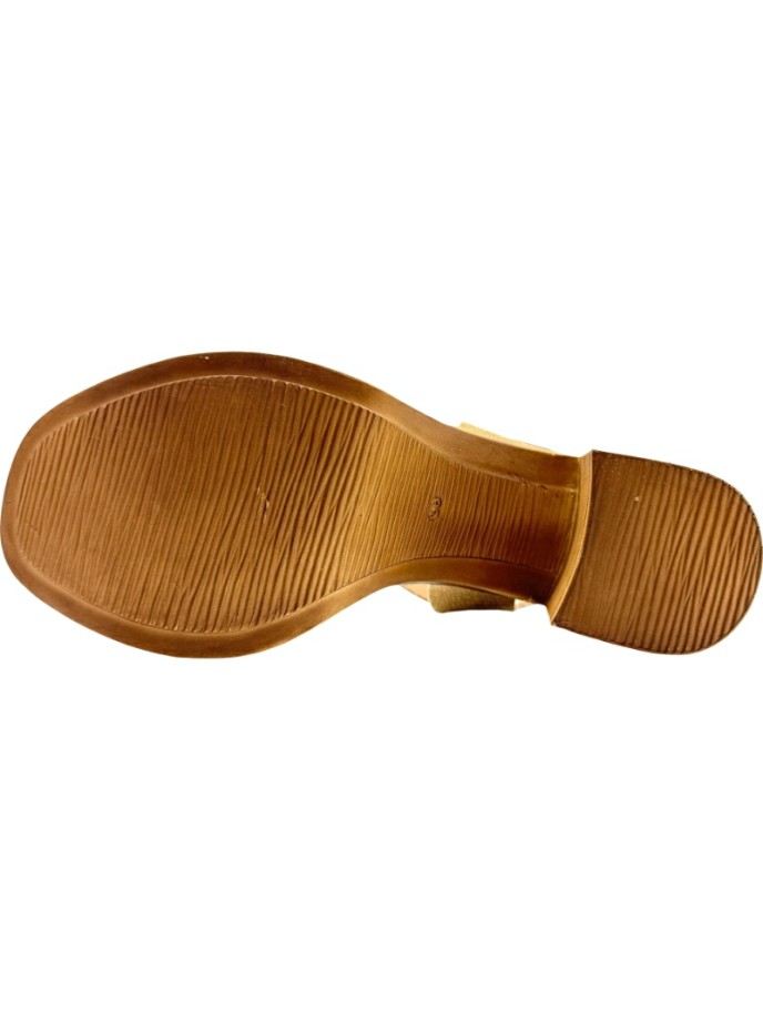 Sandalias de Tacón en Madera Serraje De Pablos