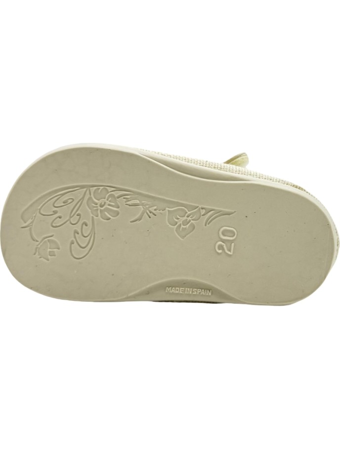 Sandalias Barefoot Pepito Lino Velcro DePablos