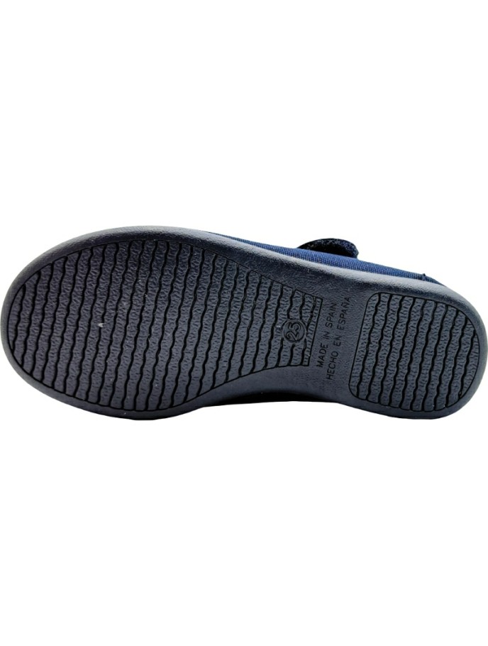 Merceditas Lona para niñas Velcro Botón De Pablos