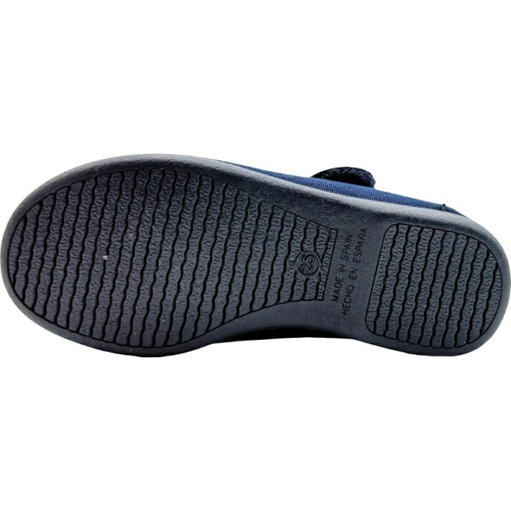 Merceditas Lona para niñas Velcro Botón De Pablos