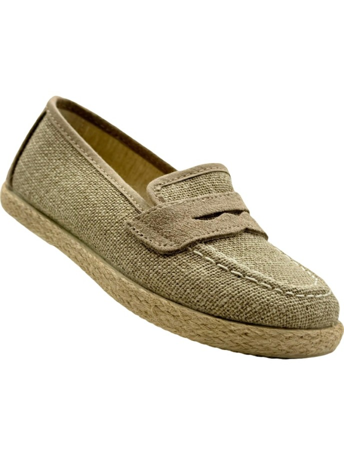 Mocasín veraniego de lino para niño De Pablos