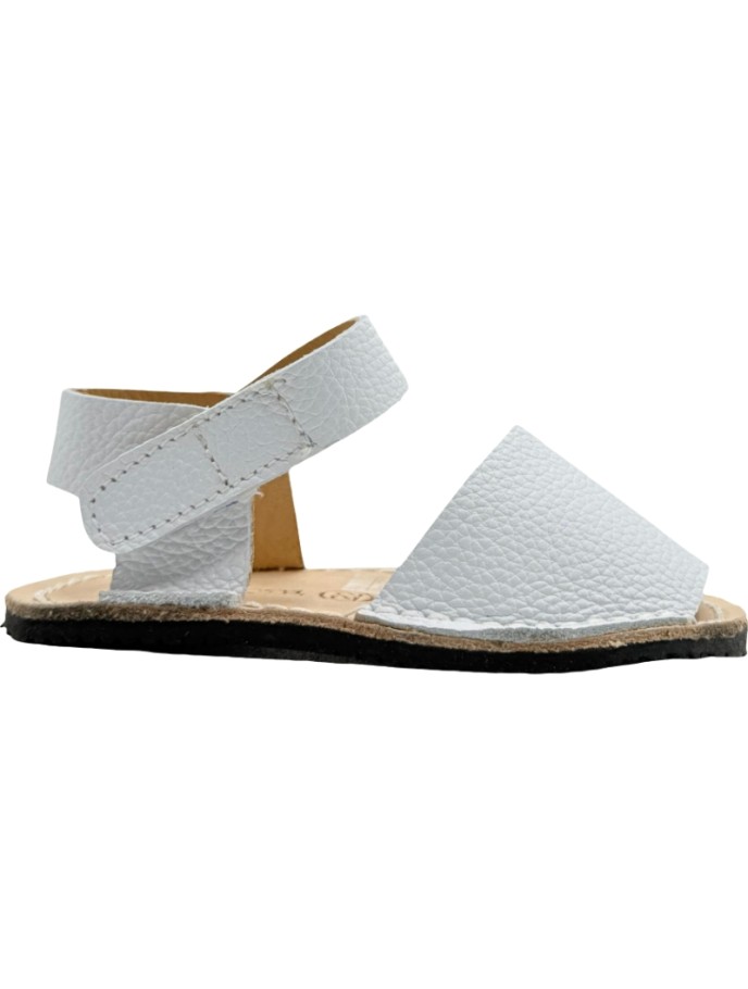 Menorquinas Barefoot de piel velcro De Pablos