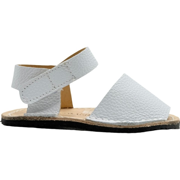 Menorquinas Barefoot de piel velcro De Pablos