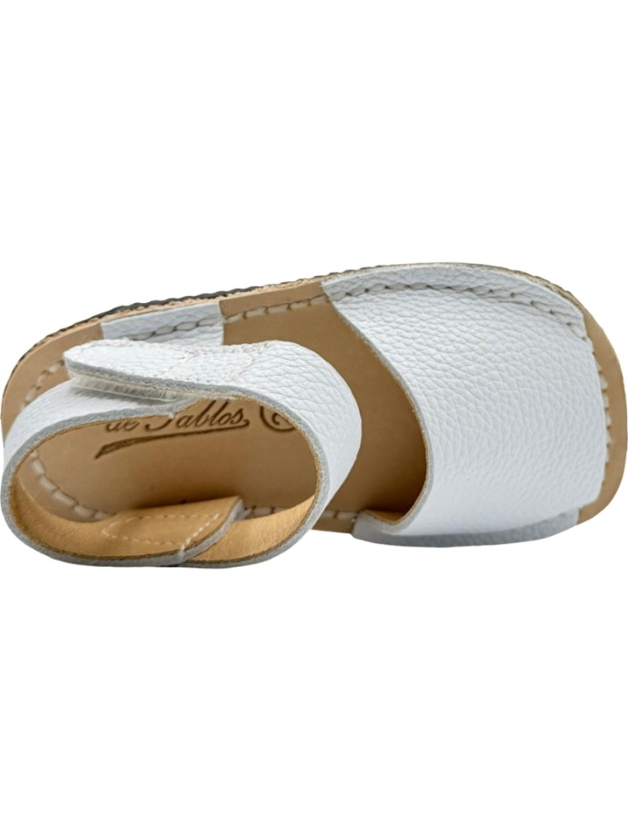 Menorquinas Barefoot de piel velcro De Pablos