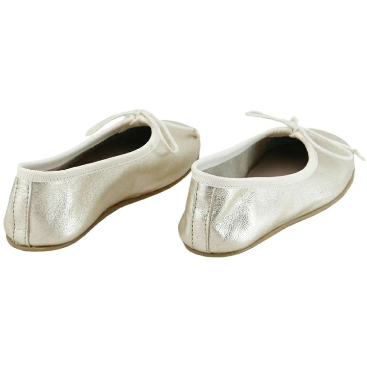 Bailarinas piel Barefoot metal Eli Papanatas