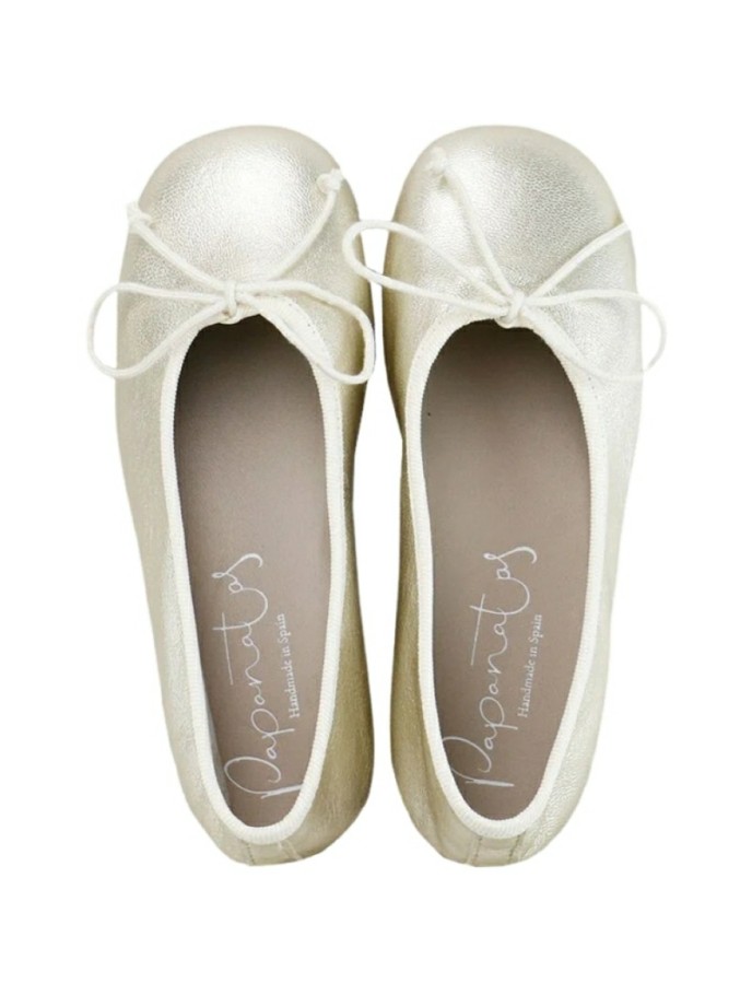 Bailarinas piel Barefoot metal Eli Papanatas