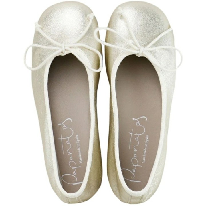 Bailarinas piel Barefoot metal Eli Papanatas