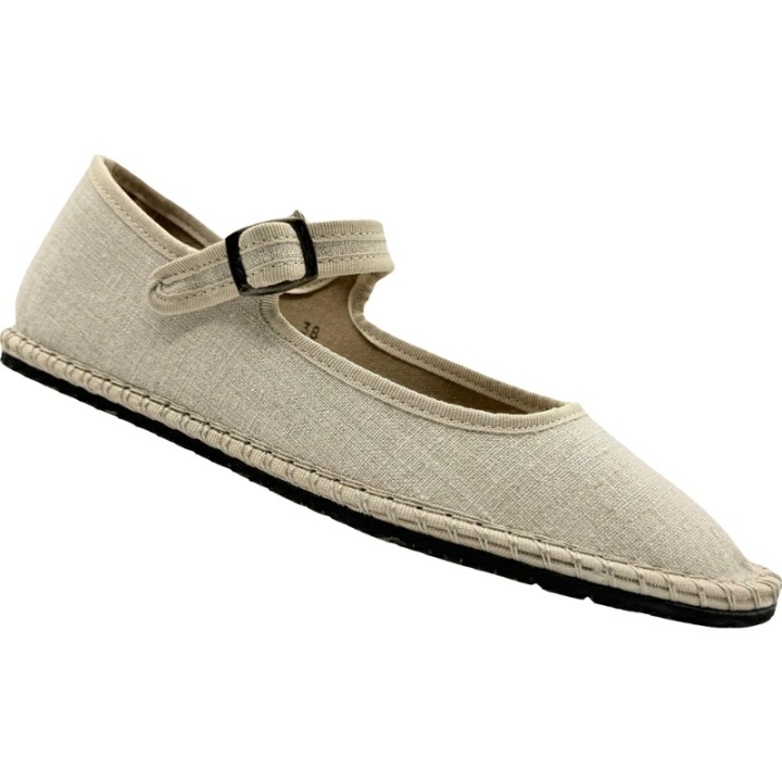 Merceditas de lino con Hebilla Easy-On De Pablos