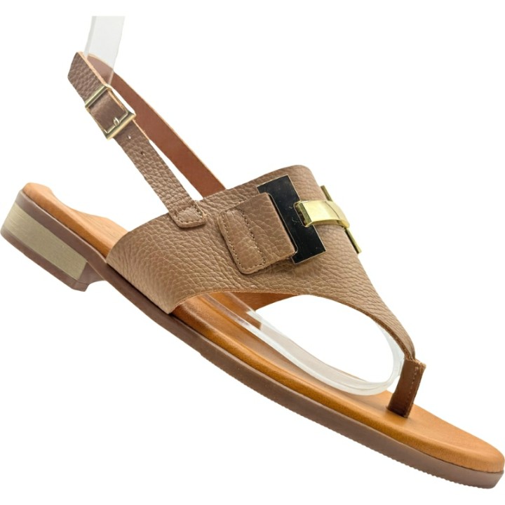 Sandalias Piel Soft Dedo Slim Mujer De Pablos