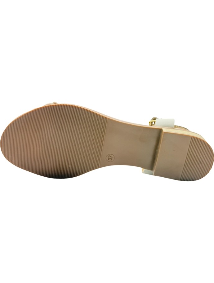 Sandalias de Piel Adorno dedo Cruzada De Pablos