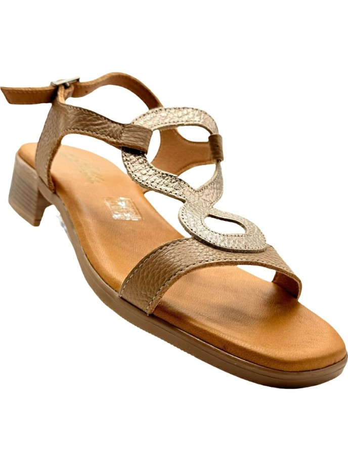 Sandalia Piel Acolchada tacon infinite De Pablos