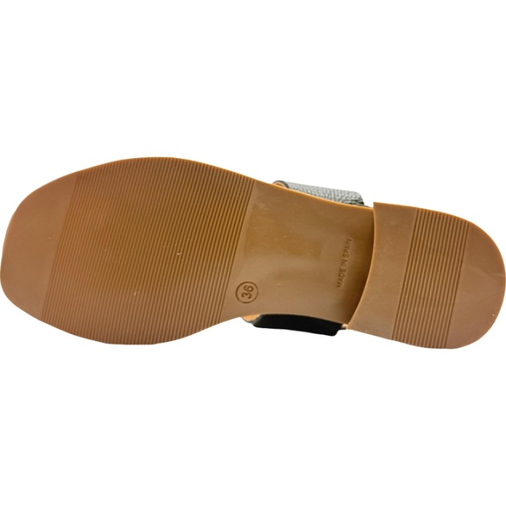 Sandalias de piel tacón bandas acolchada De Pablos