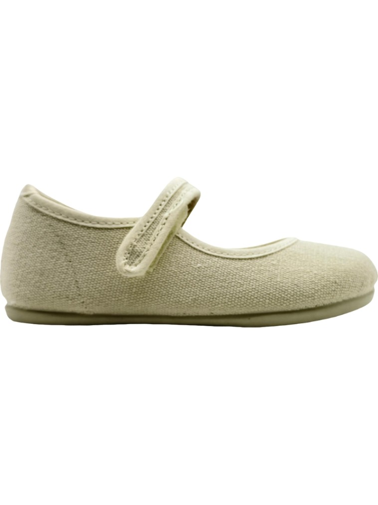 Merceditas Barefoot Delave textil con Velcro