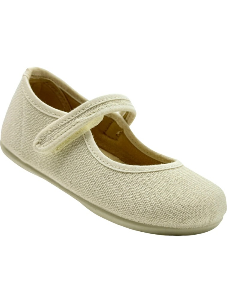 Merceditas Barefoot Delave textil con Velcro 2