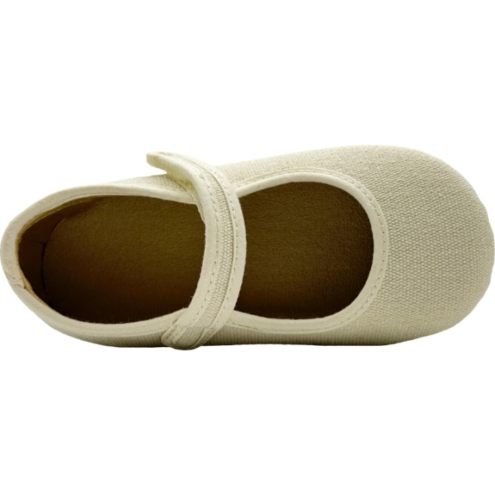 Merceditas Barefoot Delave textil con Velcro