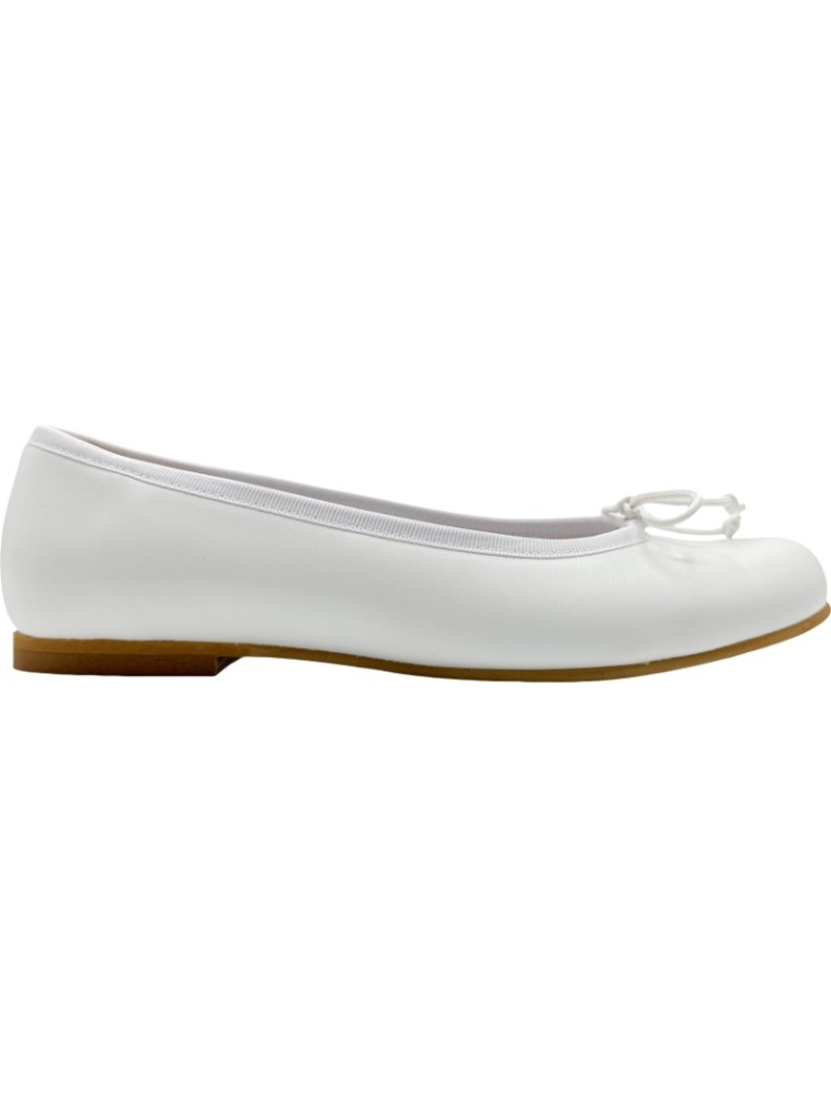 Bailarinas Basicas de piel con lazo ajustable