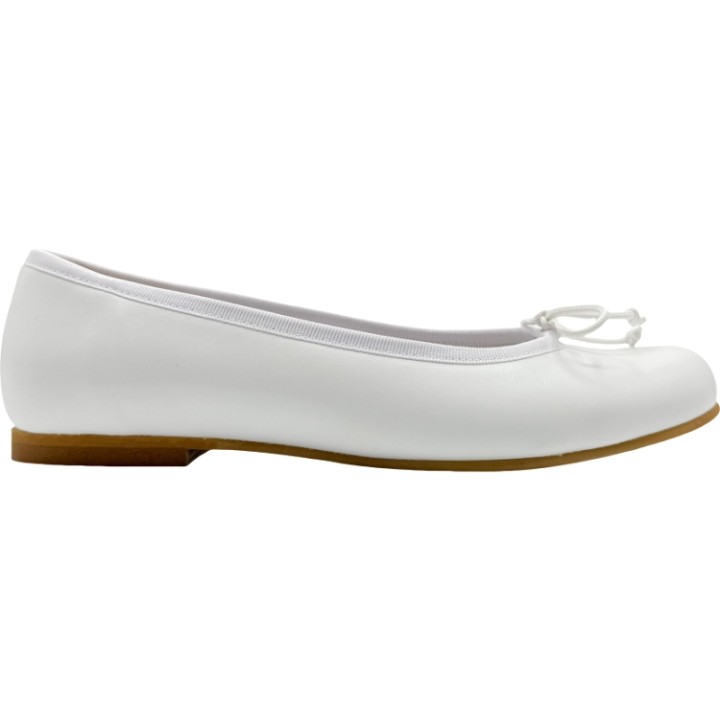 Bailarinas Basicas de piel con lazo ajustable