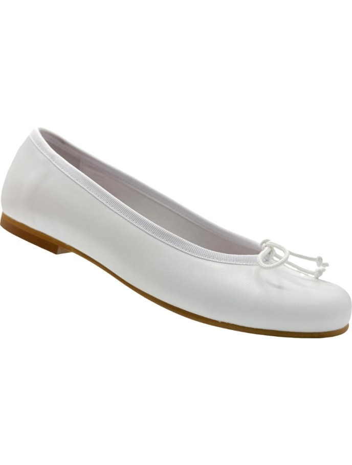 Bailarinas Basicas de piel con lazo ajustable
