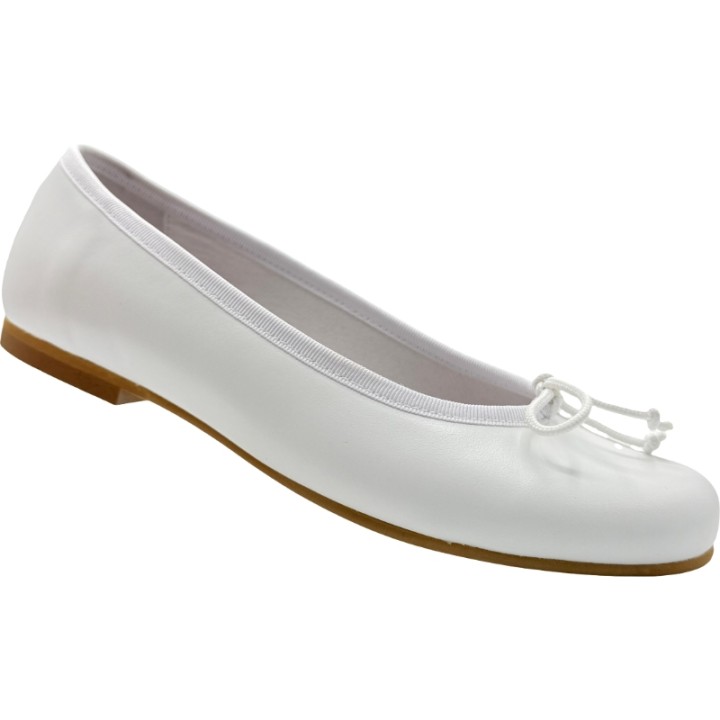 Bailarinas Basicas de piel con lazo ajustable