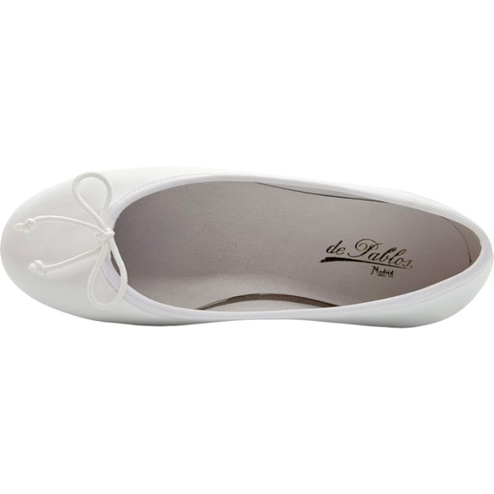 Bailarinas Basicas de piel con lazo ajustable
