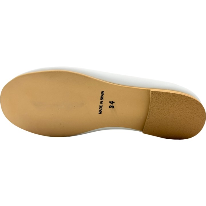 Bailarinas Basicas de piel con lazo ajustable
