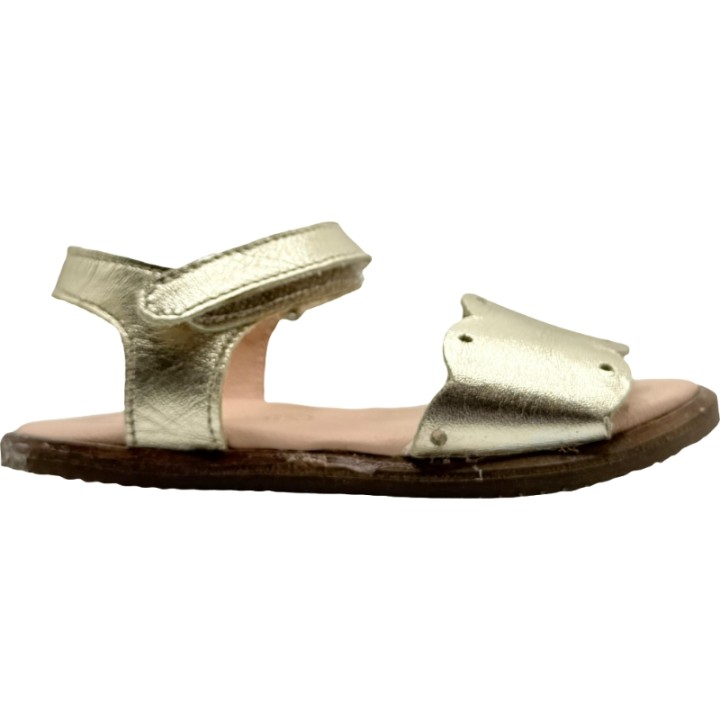 Sandalia Barefoot Soft Velcro Banda Metal D´Pablos
