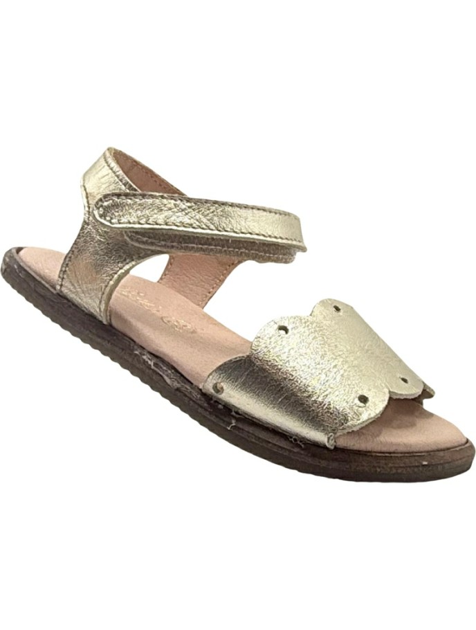 Sandalia Barefoot Soft Velcro Banda Metal D´Pablos