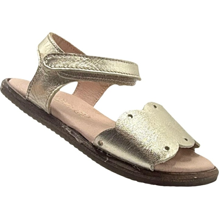 Sandalia Barefoot Soft Velcro Banda Metal D´Pablos