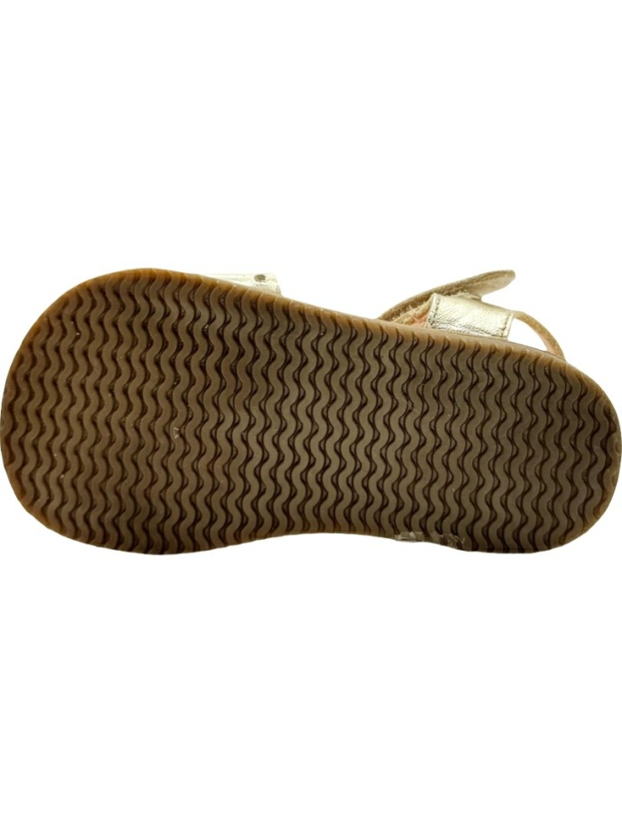 Sandalia Barefoot Soft Velcro Banda Metal D´Pablos
