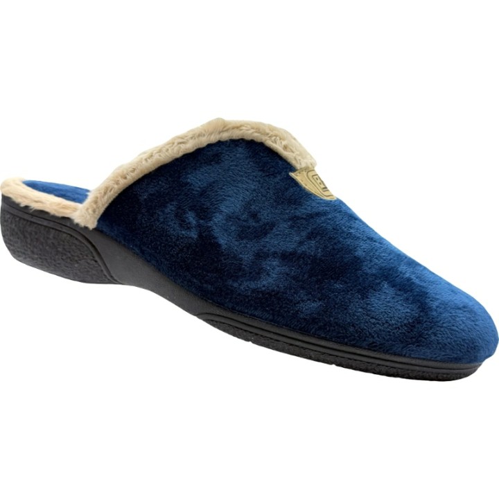 Zapatillas para casa con cuña chinela forro felpa