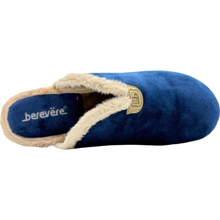 Zapatillas para casa con cuña chinela forro felpa