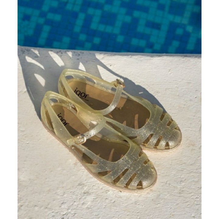 Cangrejeras de playa Hebilla Glitter Paris Igor