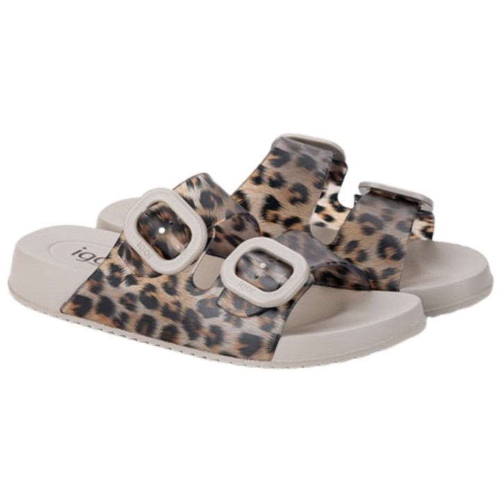 Chancla Hebillas Habana Animal Print Igor