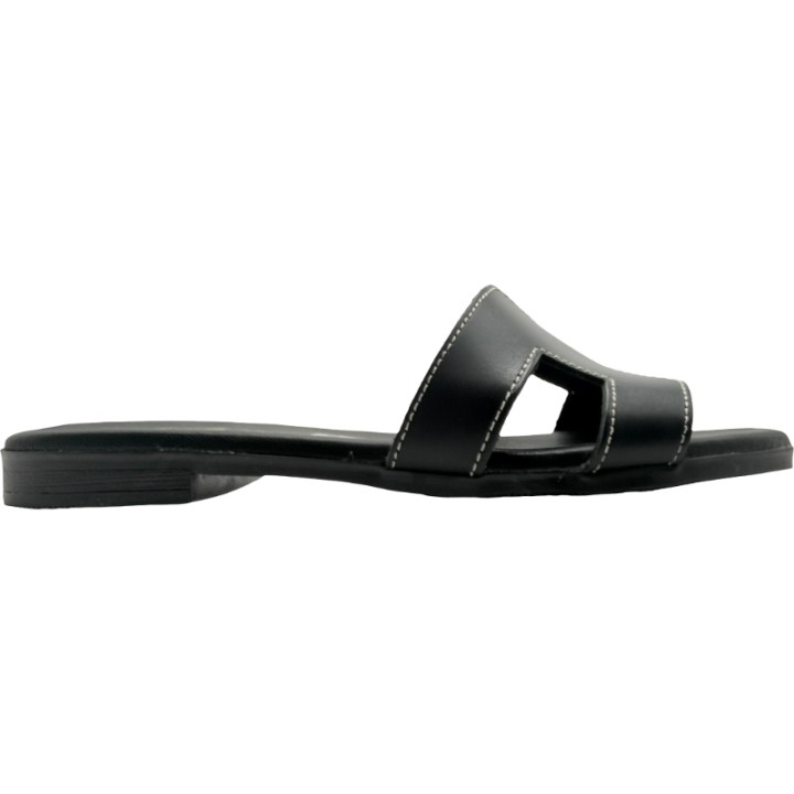 Sandalias Slipper Hebilla Adorno Piel De Pablos