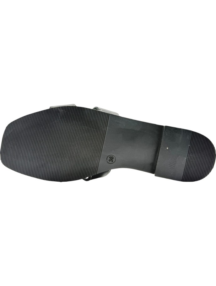 Sandalias Slipper Hebilla Adorno Piel De Pablos