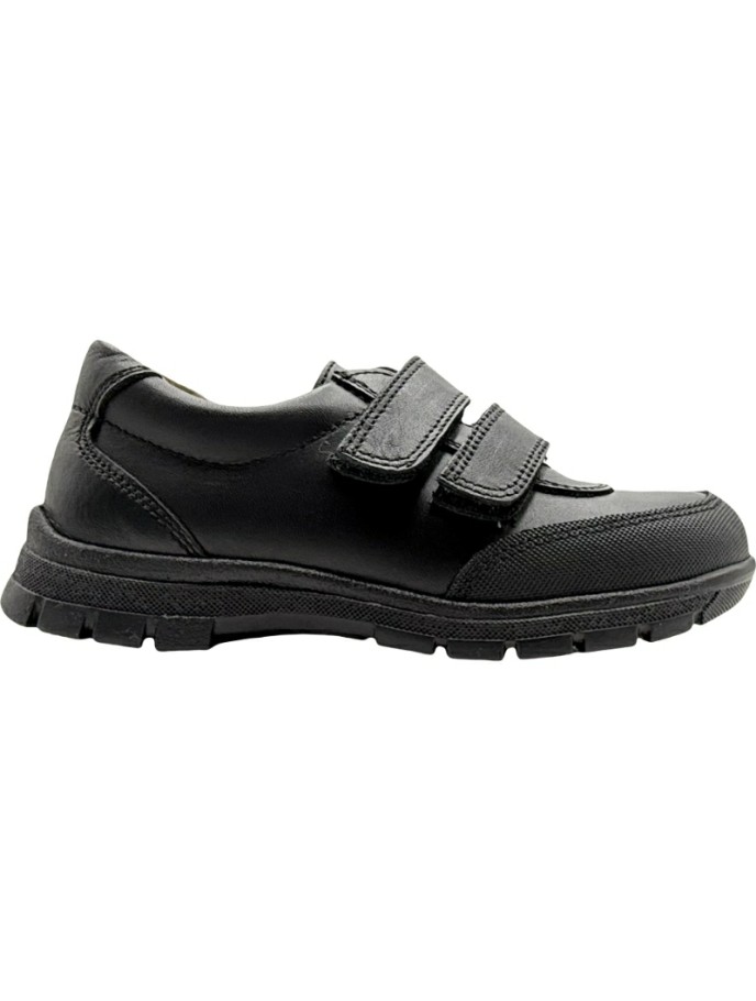Zapato Colegial de Piel Velcro Refuerzos De Pablos