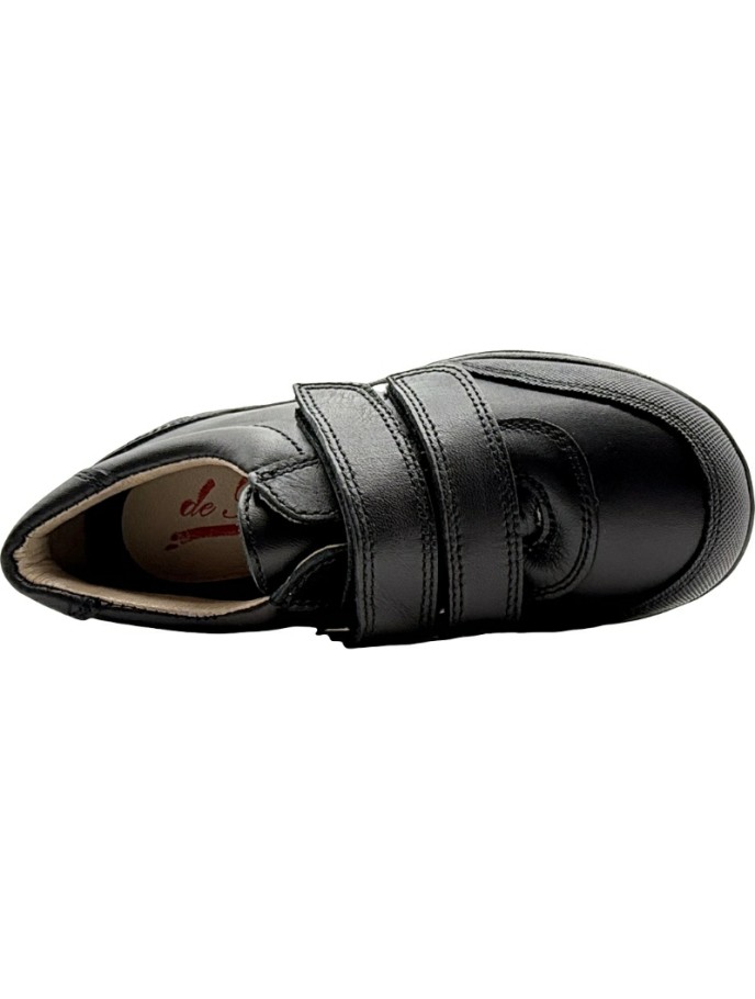 Zapato Colegial de Piel Velcro Refuerzos De Pablos