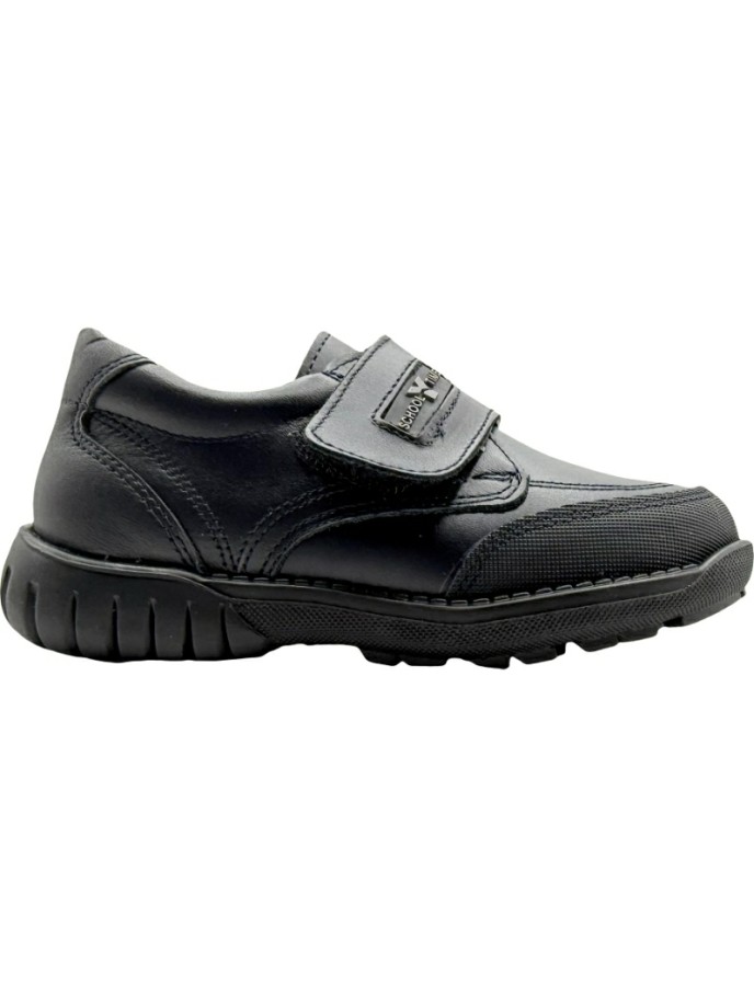 Zapato Colegial piel Soft Velcro Puntera De Pablos