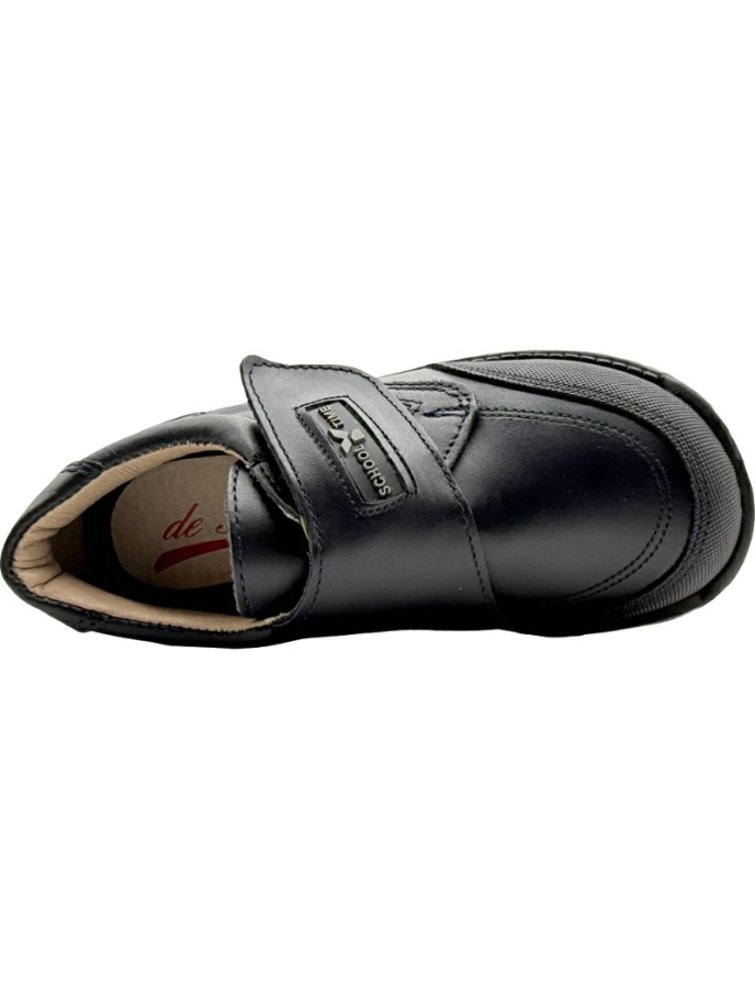 Zapato Colegial piel Soft Velcro Puntera De Pablos