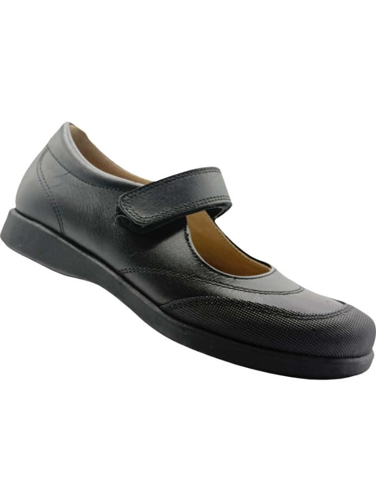 Merceditas Colegio Piel Velcro Refuerzo De Pablos 2