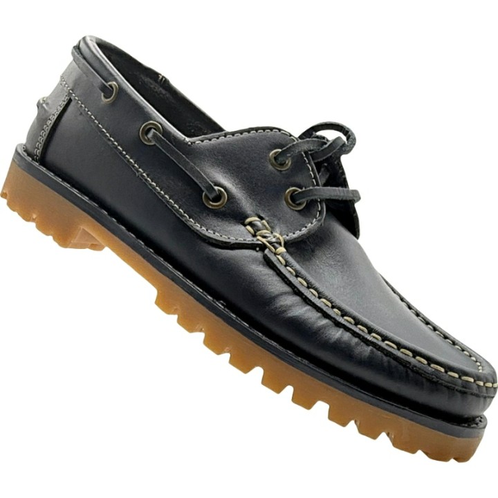 Zapato Náutico con Cordones Piel Clásico De Pablos