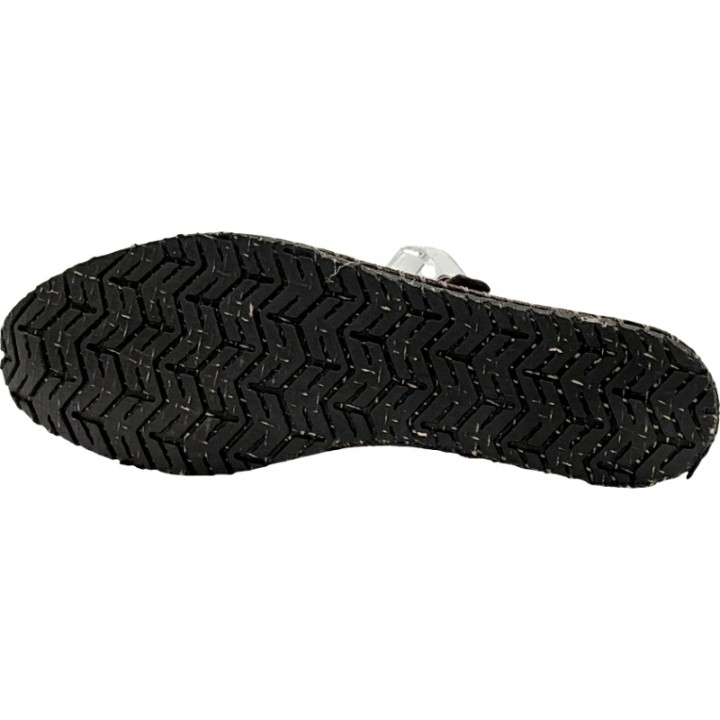 Merceditas de piel con hebilla/easy-on
