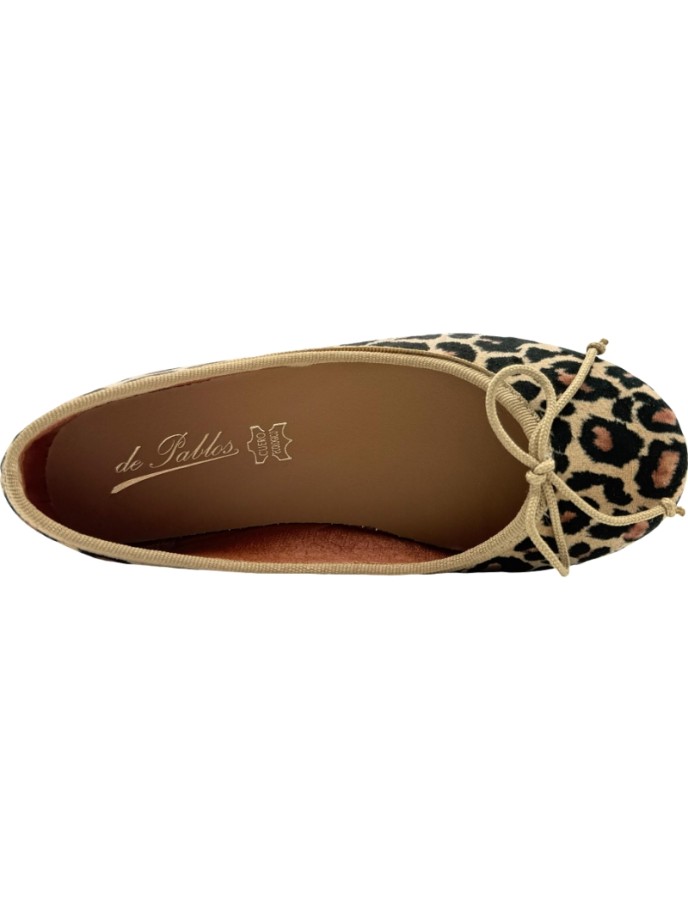 Bailarinas Ajustables Textil Estampado De Pablos
