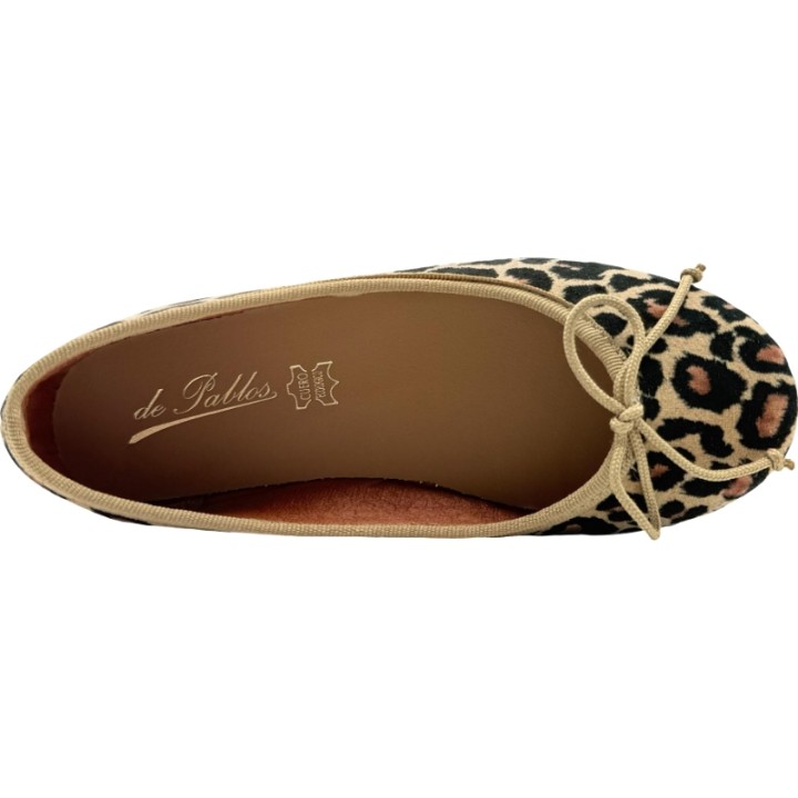 Bailarinas Ajustables Textil Estampado De Pablos