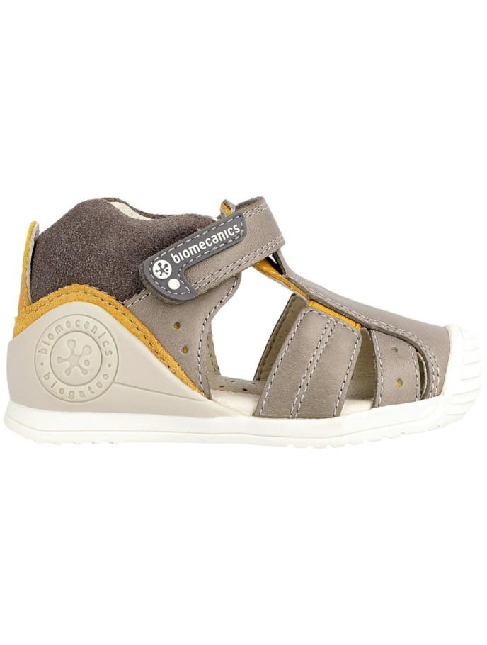 Sandalias de piel con cuña de yute para mujer